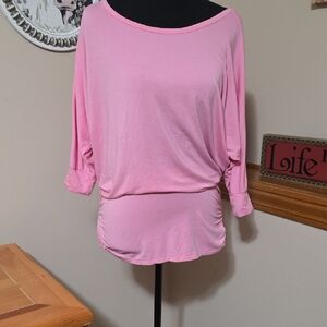 NWOT-Elegant Pink Women's Blouse